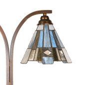 Veioza Tiffany multicolora 48x19x57 cm E27