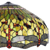 Abajur veioza sticla polirasina Tiffany 51x30 cm
