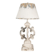 Veioza fier bej gri vintage Ø 40x79 cm E27