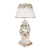Veioza fier bej gri vintage Ø 40x79 cm E27