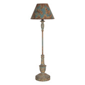 Veioza metal albastru maro vintage 22x71 cm, E27