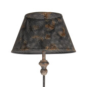 Veioza lemn metal maro vintage 36x94 cm, E27