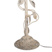 Veioza metal bej vintage 35x19x62 cm E27