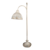 Veioza metal bej vintage 36x20x77 cm E27