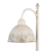 Veioza metal bej vintage 36x20x77 cm E27