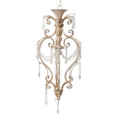 Lustra fier gri vintage 32x70 cm E14