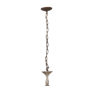Candelabru fier bej vintage 80x72 cm E14