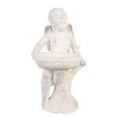 Figurina Inger ceramica alba 43x43x75 cm