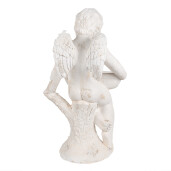Figurina Inger ceramica alba 43x43x75 cm