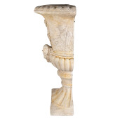 Ghiveci flori ceramica bej 54x27x76 cm