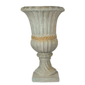 Ghiveci flori ceramica verde 50x25x81cm