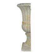 Ghiveci flori ceramica verde 50x25x81cm
