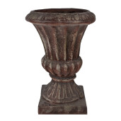 Ghiveci flori ceramica maro 40x40x52 cm