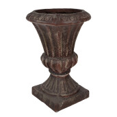 Ghiveci flori ceramica maro 40x40x52 cm