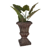 Ghiveci flori ceramica maro 40x40x52 cm