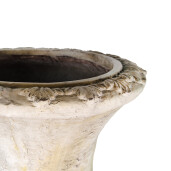 Ghiveci flori ceramica verde bej 44x44x75 cm