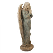 Figurina Inger ceramica bej verde 48x32x119 cm