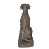 Figurina Catelus ceramica gri 44x26x73 cm