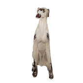 Figurina Catelus ceramica bej 37x24x79 cm