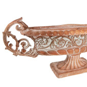 Ghiveci flori ceramica maro 81x19x36 cm
