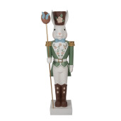 Figurina Iepuras Paste ceramica multicolora 28x23x96 cm