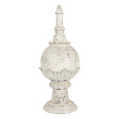 Decoratiune ceramica bej vintage Ø 24x61 cm