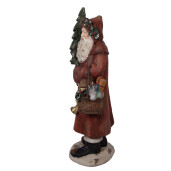 Figurina Mos Craciun ceramica multicolora  39x30x93 cm