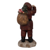 Figurina Mos Craciun ceramica multicolora 37x39x82 cm