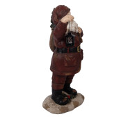 Figurina Mos Craciun ceramica multicolora 37x39x82 cm
