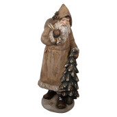 Figurina Mos Craciun ceramica multicolora 38x30x90 cm