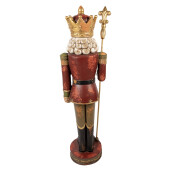 Figurina Spargatorul de Nuci ceramica multicolora 35x30x135 cm
