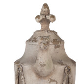 Decoratiune ceramica bej vintage 35x25x65 cm