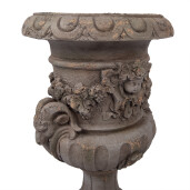 Ghiveci flori ceramica maro 40x38x64 cm