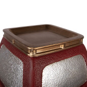 Decoratiune Craciun metal multicolor 47x48x51 cm