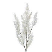 Set 6 plante artificiale plastic alb 75 cm