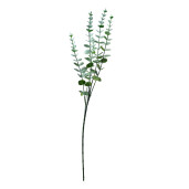 Set 3 crengute Eucalipt artificial verde 15x7x69 cm