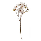 Floare artificiala alba maro 12x8x72 cm