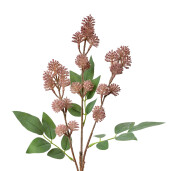 Floare artificiala roz verde 16x7x68 cm