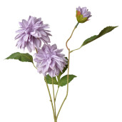 Set 3 flori artificiale verzi violet 17x10x70 cm