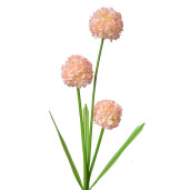 Set 3 flori artificiale verzi roz 12x8x84 cm