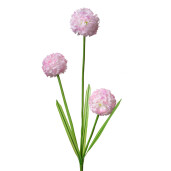 Set 3 flori artificiale roz verzi 12x8x84 cm
