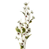 Set 3 flori artificiale albe verzi 25x6x107 cm