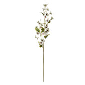 Set 3 flori artificiale albe verzi 25x6x107 cm