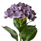 Hortensie artificiala violet verde 16x15x68 cm