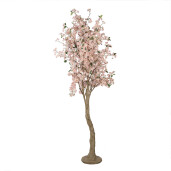 Cires artificial flori roz 130x130x250 cm