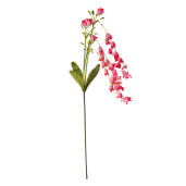 Floare artificiala roz fucsia verde 15x6x80 cm
