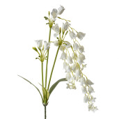 Floare artificiala alba verde 15x6x80 cm