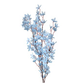 Floare artificiala albastra 6x6x110 cm