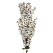 Floare artificiala alba maro 15x10x100 cm