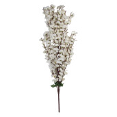 Floare artificiala alba maro 15x10x100 cm